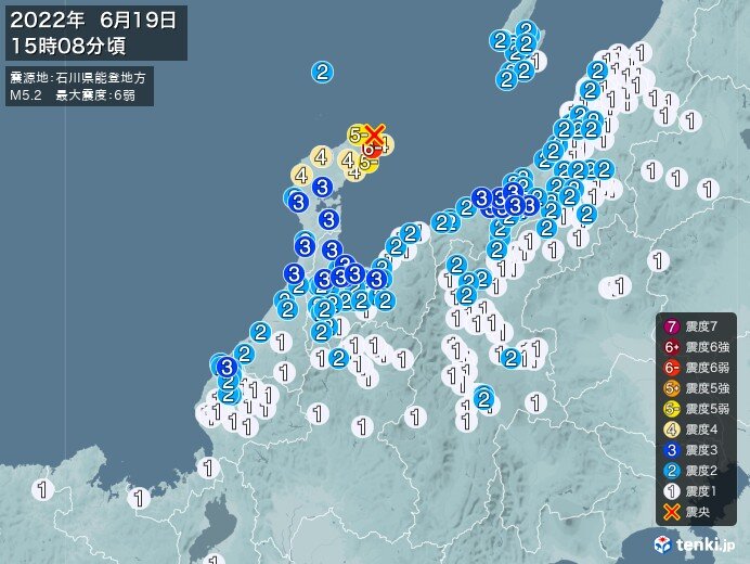 石川県、震度6の大地震なのに田舎すぎて話題にならない