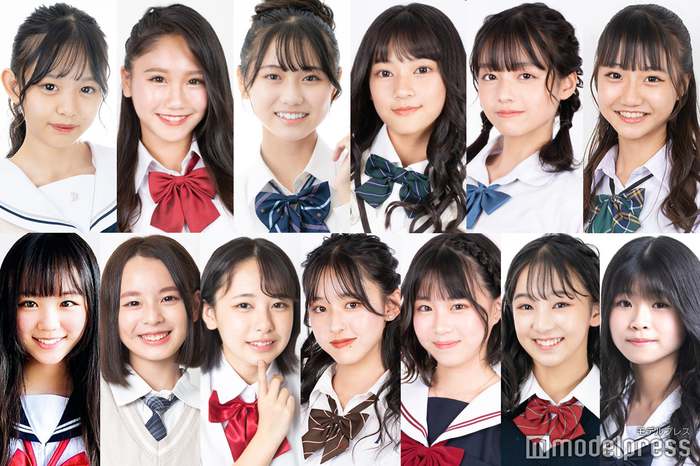 「日本一かわいい女子中学生2022」ファイナリスト13人をご覧ください