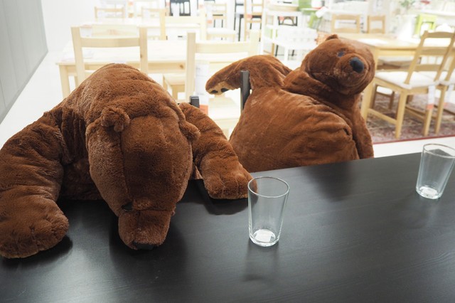 IKEAで大人気のクマのぬいぐるみ