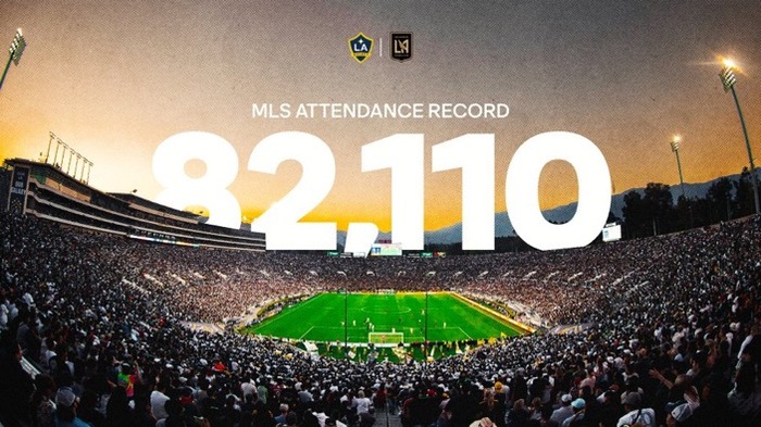 MLS、過去最多1試合82,110人を動員！ついにアメリカもサッカーの国へ