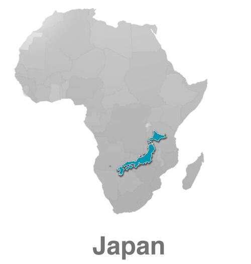 日本とアフリカ