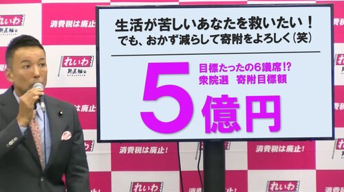 山本太郎さん、おかず減らして寄付して