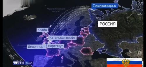 ロシア国営放送、核ターゲット国を大発表