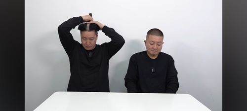 チョコプラ頭を丸めて謝罪