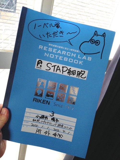 小保方晴子「ノーベル賞いただき～」