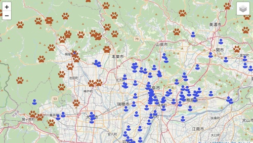 岐阜さん、熊と不審者がせめぎ合ってしまう