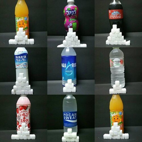 ジュースの砂糖