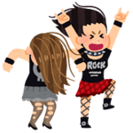 【悲報】バンギャさん、ケツ丸出しではしゃいでしまう…